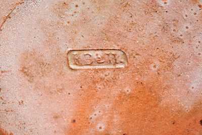 Extremely Rare I. BELL (John Bell) Tin-Glazed Redware Jar, Winchester, VA or Hagerstown, MD, c1825