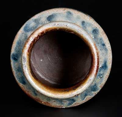 Rare One-Quart Stoneware Jar with Profuse Brushed Decoration att. Branch Green, Philadelphia, PA, circa 1820