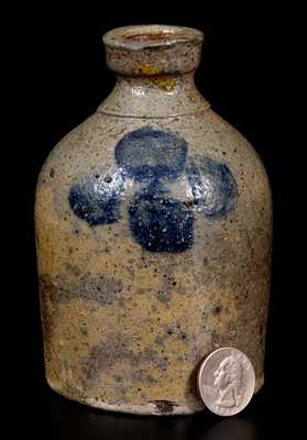 Rare Miniature Cobalt-Decorated Ohio Stoneware Jug, c1880