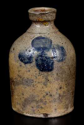 Rare Miniature Cobalt-Decorated Ohio Stoneware Jug, c1880