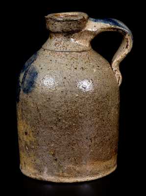 Rare Miniature Cobalt-Decorated Ohio Stoneware Jug, c1880