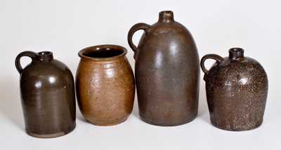 Lot of Nine: Utilitarian Stoneware Jars and Jugs