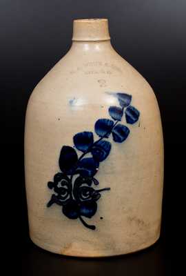 Two-Gallon N.A. WHITE & SON. / UTICA, N.Y. Stoneware Jug