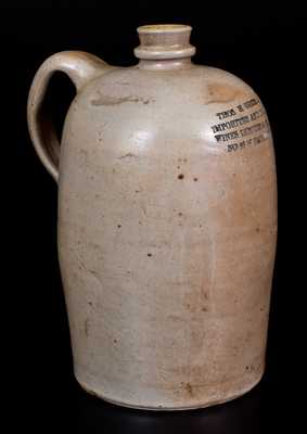 THOS. M. GREEN & BRO Baltimore Stoneware Liquor Jug