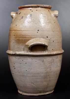 Monumental Four-Handled Stoneware Jar attrib. T. W. Craven, Henderson County, TN