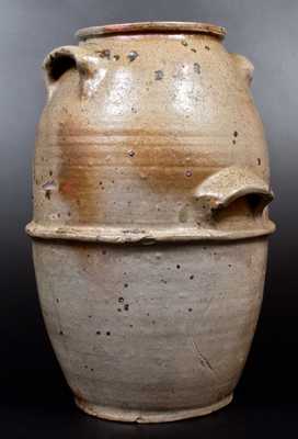 Monumental Four-Handled Stoneware Jar attrib. T. W. Craven, Henderson County, TN