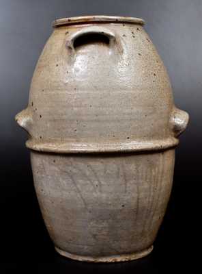 Monumental Four-Handled Stoneware Jar attrib. T. W. Craven, Henderson County, TN