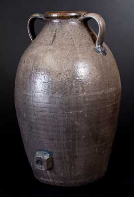 Rare 1866 Venango County, PA Water Cooler w/ Incised Duck, Wreath, Date, Etc.
