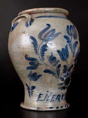 Outstanding and Important Eiler & Sunshine, East Birmingham, PA Stoneware Pedestal Water Cooler