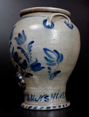 Outstanding and Important Eiler & Sunshine, East Birmingham, PA Stoneware Pedestal Water Cooler