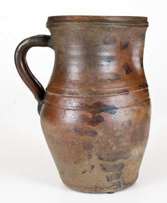 Unusual Half-Gallon Stoneware Pitcher, WV or OH origin, third quarter 19th century