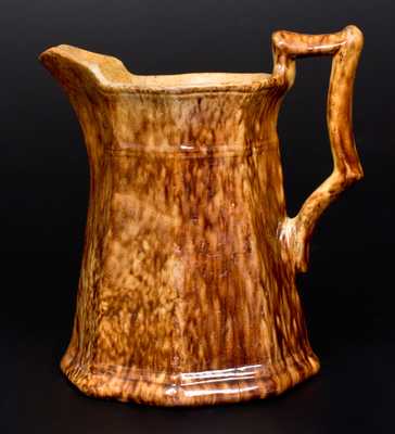 Octagonal JOHN BELL / WAYNESBORO Redware Pitcher