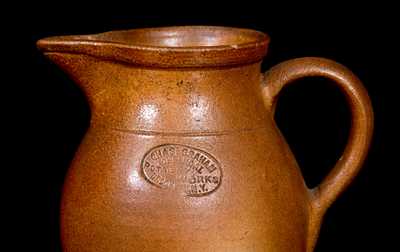 Lot of Two: Unusual CHAS GRAHAM / CHEMICAL POTTERY WORKS / BROOKLYN, N.Y. Pitchers