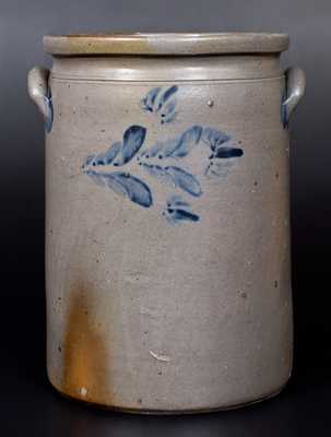 4 Gal. W. H. LEHEW & CO. / STRASBURG, VA Decorated Stoneware Jar