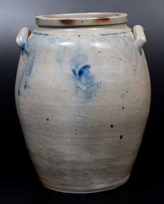 3 Gal. Ovoid Stoneware Jar with Hanging Tulip Decoration