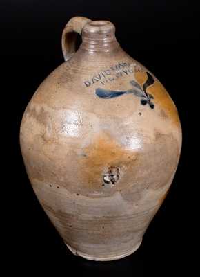 Extremely Rare and Important DAVID MORGAN / NEW YORK Stoneware Jug