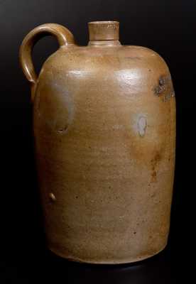 Rare 2 Gal. ALEXANDRIA, VA Stoneware Advertising Jug, Peter Herrmann, Baltimore, circa 1870