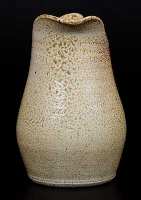 Very Unusual Stoneware Pitcher Marked E. A. POE, Fayetteville, NC circa 1880