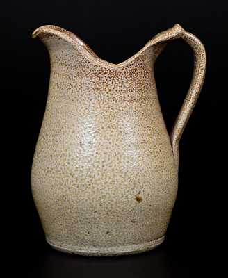 Very Unusual Stoneware Pitcher Marked E. A. POE, Fayetteville, NC circa 1880