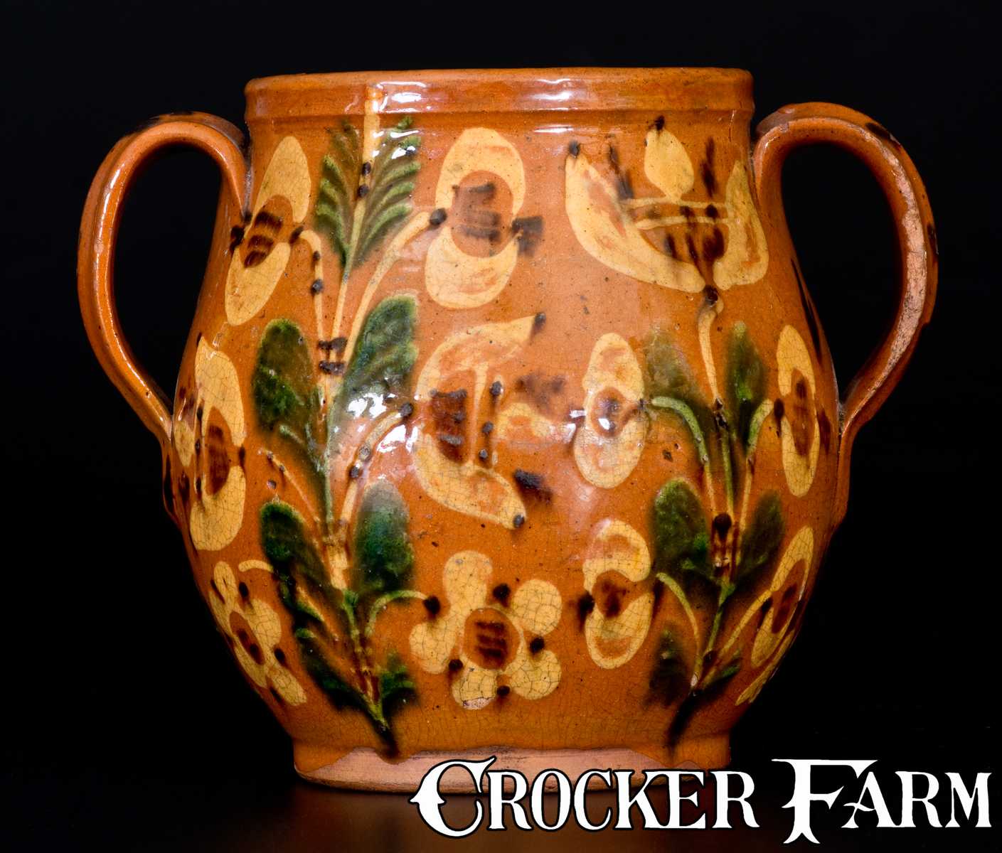 Pennsylvania Redware Highlights - Crocker Farm Stoneware Auction