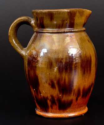 Glazed Redware Pitcher, att. to Jacob Medinger, Limerick Township, Montgomery County, PA