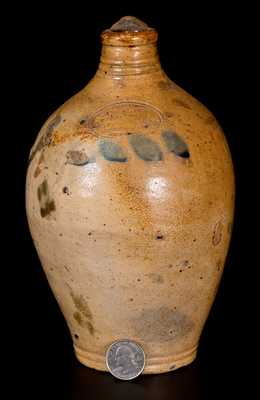 Scarce Quart-Sized C. CROLIUS / STONEWARE / MANUFACTURER ... Stoneware Jug