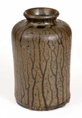 Alkaline-Glazed Stoneware Canning Jar, Southern U.S. origin, second half 19th century