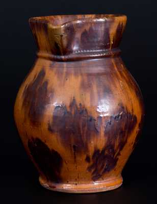 Glazed Redware Pitcher, attrib. Jacob Medinger, Limerick Township, Montgomery County, PA