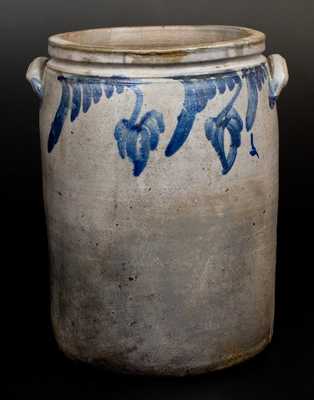 3 Gal. SOLOMON BELL / STRASBURG / VA Stoneware Jar w/ Cobalt Decoration