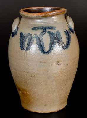 Rare 4 Gal. J. McKENZIE (Beaver, PA) Decorated Stoneware Jar