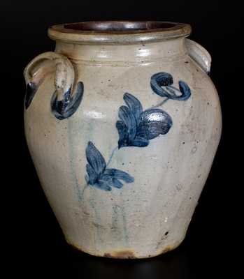 Beaver, PA Stoneware Jar with Tulip Decoration