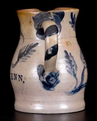 Important Charles Decker (Tennessee) Stoneware Pitcher for Henry Harrison 