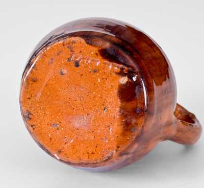 Rare Small-Sized JOHN BELL (Waynesboro, PA) Redware Pitcher