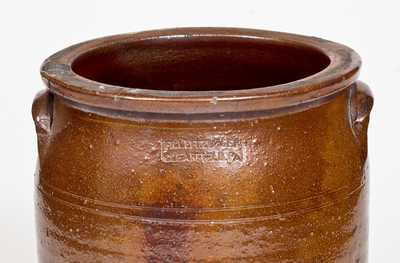 Very Rare F.R. Leitzinger / Clearfield, PA Stoneware Jar, Two-Gallon