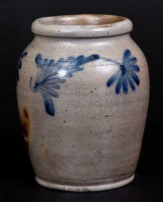 Half-Gallon att. Henry Remmey, Jr. Philadelphia Stoneware Jar, c1840