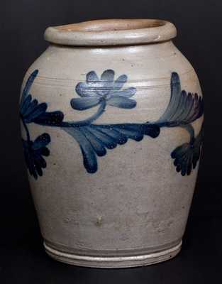 Half-Gallon Stoneware Jar attrib. Henry Remmey, Jr., Philadelphia, PA, circa 1840