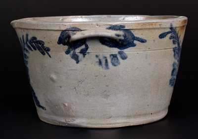 One-and-a-Half-Gallon Stoneware Milkpan attrib. Henry Remmey, Jr., Philadelphia, PA