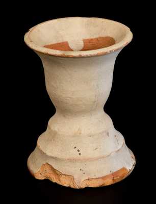 Shenandoah Valley Redware Egg Cup, attrib. S. Bell & Son or J. Eberly & Co., Strasburg, Virginia