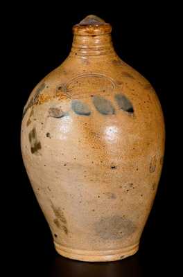 Scarce Quart-Sized C. CROLIUS / STONEWARE / MANUFACTURER ... Stoneware Jug