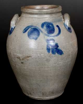 Fine Three-Gallon Stoneware Jar attributed to John P. Schermerhorn, Richmond, VA