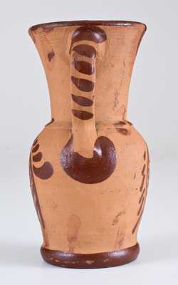 Tanware Pitcher, New Geneva or Greensboro, PA origin, c1885