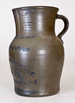 Scarce WILLIAMS & REPPERT / GREENSBORO, PA Stoneware Pitcher