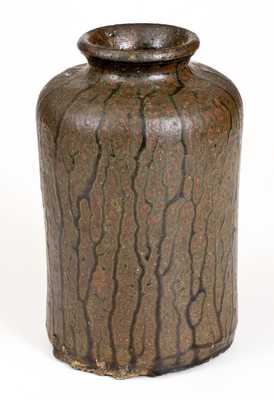 Alkaline-Glazed Stoneware Canning Jar, Southern U.S. origin, second half 19th century