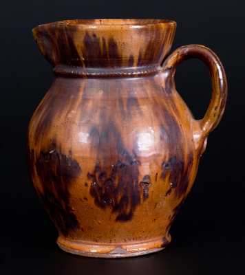 Glazed Redware Pitcher, attrib. Jacob Medinger, Limerick Township, Montgomery County, PA