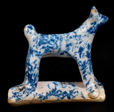 English Spongeware Dog Whistle