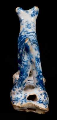 English Spongeware Dog Whistle