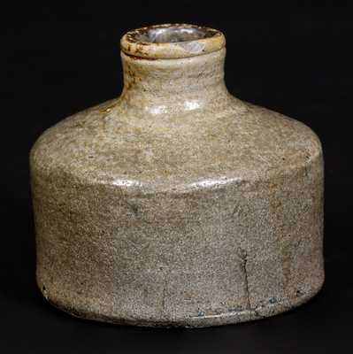 Salt-Glazed Stoneware Inkwell, Northeastern U.S. origin, early 19th century