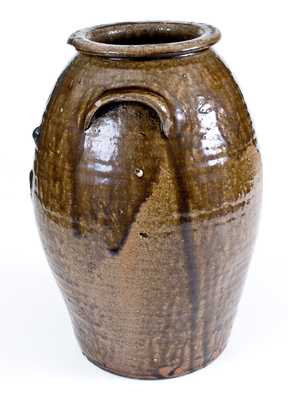 Nelson Bass, Lincoln County, NC Alkaline-Glazed Stoneware Jar