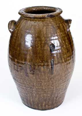 Nelson Bass, Lincoln County, NC Alkaline-Glazed Stoneware Jar