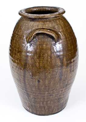 Nelson Bass, Lincoln County, NC Alkaline-Glazed Stoneware Jar